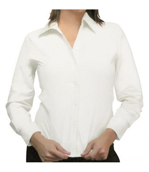 BLUSA OXFORD MANGA LARGA